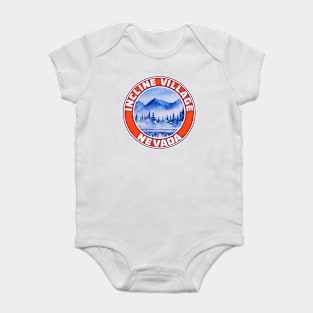 Ski Incline Village Nevada Lake Tahoe Skiing Baby Bodysuit